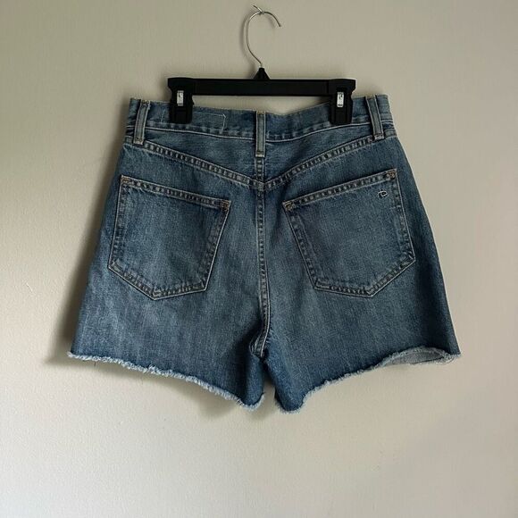 Rag & Bone Torti Short in Vintage Wash Mid Length Denim Cut Off size 27 - Picture 2 of 7